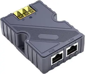 Denash 150W GigE PoE Injector for Dishy V2 Gen 3 with 10 100 1000Mb s Network Speed, Suge & ESD , DC48 57V Input, Denashzv1gh0eo42