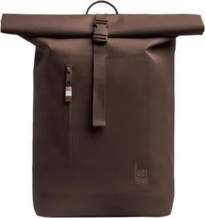 GOT BAG - ROLLTOP LITE Backpack, Hiking & Travel with a 15" Laptop Sleeve, Eco-Conscious Bag Made of Recycled Ocean Impact Plastic(tm) (Trench Monochrome Color)