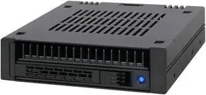 ICY DOCK 1 Bay 2.5 SAS/SATA HDD/SSD Tool-Less Enclosure for External 3.5" Bay | ExpressCage MB741SP-B