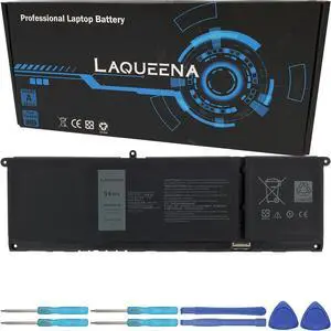 LAQUEENA V6W33 Laptop Battery Compatible with Dell Inspiron 3510 3511 3515 5310 5410 5418 5510 5515 5518 Latitude 3320 3330 3420 3520 Vostro 3510 3515 3511 3525 5310 5510 5410 5620 Series G91J0 54Wh