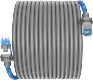 LEOMAUNYX Starlink Gen 3 Cable 32.8FT /10M, Starlink Cable Gen 3 UL444 Meet The Requirements of Electrical Performance, Mechanical Performance, and Flame retardancy with end caps