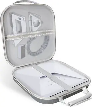 LuxiSync Starlink Mini Carry Case - Outdoor Travel Case for Standard Starlink Mini Accessories, Large Capacity, Semi-Rigid EVA Protection