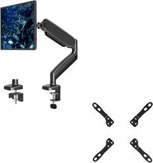 MOUNT PRO Single Monitor Desk Mount - Articulating Gas Spring Monitor Arm, with VESA Extension Bracket Adapter,Fits Most 13 to 35-inch Screens,VESA 200x100,200x200