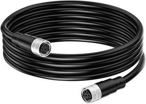 VHBW 10FT Boat Ethernet Cable for Humminbird 720073-5, Compatible with Helix 7, 8, 9, 10, 12, 15, Apex, Solix, Onix Models, Black