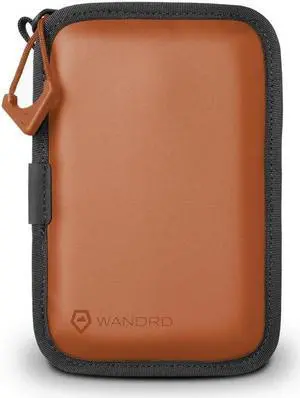 WANDRD Memory Card Case - Durable SD, Micro SD Card Holder for Creators | Camera Accessories & Electronics Organizer for Travel (Sedona Orange)