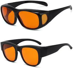 Eyekepper 2 Pack Fit Over Blue Light Blocking Glasses Wear Over Computer Eyeglasses