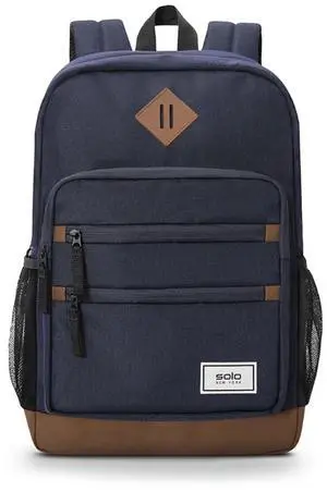 Solo New York Re:Fresh Machine Washable Backpack, Blue, Fits Up to 15.6" Laptop