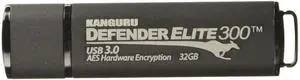 Kanguru Defender Elite300 - 32 GB Hardware Encrypted Flash Drive - FIPS 140-2 Certified - SuperSpeed USB 3.0 - Water Resistant