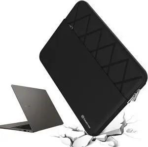 Smatree 15.6 inch Laptop Sleeve for Samsung Galaxy Book4 Edge/Chromebook Plus, for Galaxy Book 4/3, Galaxy Book 4 360/3 360, Galaxy Book2 Pro/2 Pro 360, Laptop Case with Accessory Pocket (E614)