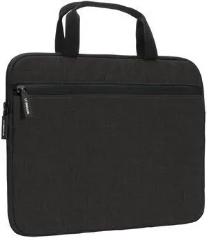 Incase Carry Zip Brief for 13 inch Laptops - Sleek, Lightweight Protective Bag with Dual-Weave Polyester, Webbing Carry Handles - Stylish and Durable Laptop Sleeve/Case for Work & Travel - Black