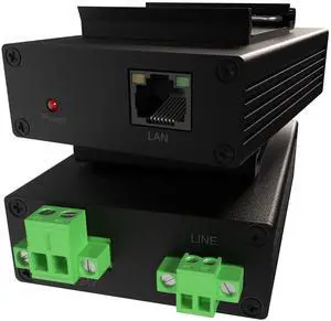 DIN-Rail Mount Versatile Ethernet Extender Over Any 2-Wire Cable/BNC, 10/100 BaseT, 1000m | 3280.84 feet Distance, 12~24VDC, Plug & Play, Low Power Consumption, Small Size, Extended Temperature Range