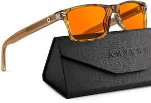 ANYLUV Blue Light Glasses for Men & Women, Lightweight Stylish Blue Light Blocking Glasses, Eye Strain Relief Eye Protection
