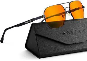 ANYLUV Blue Light Glasses for Woman/Men, Blue Light Blocking Glasses Women Computer Gaming Glasses for Eye Protection