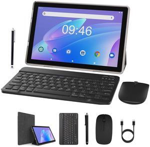 IWEGGO Tablet 2 in 1 6GB+128GB Android 11, 10.1 Inch Tablets with Keyboard Mouse Case Stylus, 2.4G/5G WiFi 6, 2.0Ghz Computer Tablet PC, 1280 * 800 HD Touch Screen, 8MP Dual Camera, 6000mAh Battery
