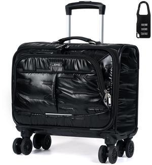 Lekebobor Rolling Laptop Bag Rolling Laptop Briefcase on Wheels for Women/Men Fits Up to 15.6Inch Rolling computer Bags