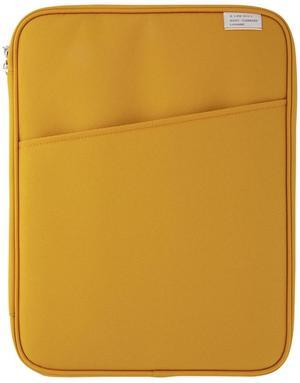 Livework Cordura Pocket Pouch, Laptop, Tablet Pc Case Compatible with Ipad 13, Ipad Pro 12.9 Inch, Labtop and Galaxy Tab, Made in Korea (Mustard)