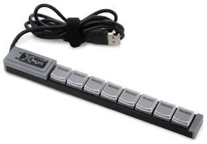 X-keys USB Stick Keys Programmable Keyboard (XK-8 Key)