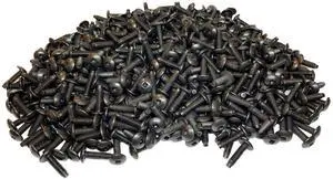 RackGold(r) 10-32 Square Drive Rack Screws (500 Pack) USA Made