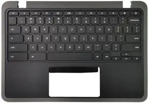 Rinbers Palmrest Upper Case Top Cover with US Keyboard Without Touchpad Replacement for Acer Chromebook 11 C732 / C732T C733 / C733T 6B.GUKN7.001