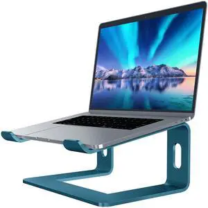SOUNDANCE Laptop Stand, Aluminum Computer Riser, Ergonomic Laptops Elevator for Desk, Metal Holder Compatible with 10 to 15.6 Inches Notebook Computer, Navy Blue SOUNDANCE Laptop Stand, Aluminum Computer Riser, Ergonomic Laptops Elevator for Desk, Metal Holder Compatible with 10 to 15.6 Inches Notebook Computer, Navy Blue