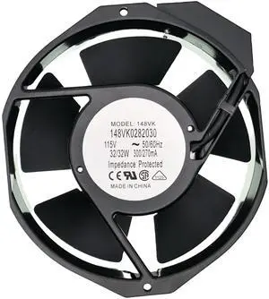 for 115V ETRI 148VK 148VK0282030 Cooling Fan, 35/33W 300/270mA 172x150x38mm 17238 Axial Fan