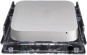 MAC Mini Mount,Mini Cooling Fan Design,Super Strong Wind Modification Chassis,Equipped with a 5.5 Inches Silent Fan Adjustable Speed for Heat Sink,USB Power Supply(Adjustable Speed)