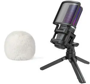 ZealSound BKD-11 Microphone and D65W Pop Filter Bundle