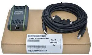 zoyfayl for PC Adapter USB A2 6GK1571-0BA00-0AA0 USB to MPI/DP/PPI Network Adapter for S7 System, Programming Cable for Siemens SIMATIC S7 S7-200/300/400 PLC USB-MPI PPI