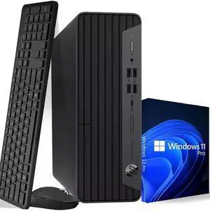 HP EliteDesk 800 G6 SFF Desktop PC , Core i5 10th Gen, 16GB DDR4 RAM, 512GB SSD, Windows 11 Pro, Intel UHD 630 Graphics, Keyboard and Mouse(Plug and Play), Desktop Computer, Refurbished