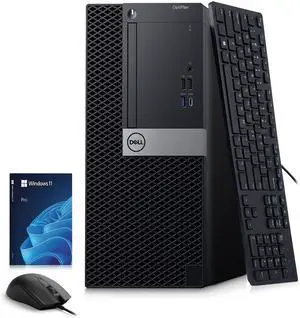 Dell OptiPlex 7060 Tower Desktop Computer PC, Intel Core i5-8500 (3.00 GHz), 16GB DDR4 RAM, 256GB SSD, Keyboard and Mouse, Built-in Wi-Fi, Windows 11 Professional, Home and office PC (Refurbished) Dell OptiPlex 7060 Tower Desktop Computer PC, Intel Core i5-8500 (3.00 GHz), 16GB DDR4 RAM, 256GB SSD, Keyboard and Mouse, Built-in Wi-Fi, Windows 11 Professional, Home and office PC (Refurbished)