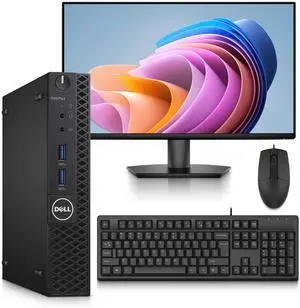 Dell OptiPlex 3050 Desktop Micro PC, Intel Core i5-6500T , 8GB RAM, 128GB SSD, 24 Inch LED Monitor, Keyboard and Mouse, Wi-Fi, Windows 11 Professional, Home and office PC Dell OptiPlex 3050 Desktop Micro PC, Intel Core i5-6500T , 8GB RAM, 128GB SSD, 24 Inch LED Monitor, Keyboard and Mouse, Wi-Fi, Windows 11 Professional, Home and office PC