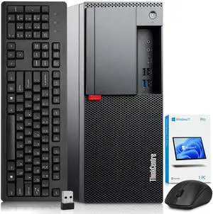 Lenovo M720t Desktop Tower Computer PC, Intel Core i5-8500, 8GB RAM, 512GB SSD, Display Ports, Wireless Keyboard and Mouse, Built-in Wi-Fi, Windows 11 Professional, Home and Office PC (Renewed) Lenovo M720t Desktop Tower Computer PC, Intel Core i5-8500, 8GB RAM, 512GB SSD, Display Ports, Wireless Keyboard and Mouse, Built-in Wi-Fi, Windows 11 Professional, Home and Office PC (Renewed)