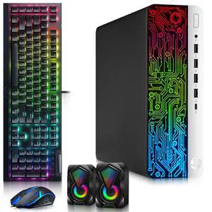 HP Prodesk 600 G3 RGB Gaming Desktop PC, Intel Core i5-6500 Quad Core up to 3.60GHz, 32GB DDR4 RAM, 256GB SSD, AMD Radeon RX 550 Graphics, RGB Keyboard & Mouse, RGB Speakers, Wi-Fi Adapter, Win 11 HP Prodesk 600 G3 RGB Gaming Desktop PC, Intel Core i5-6500 Quad Core up to 3.60GHz, 32GB DDR4 RAM, 256GB SSD, AMD Radeon RX 550 Graphics, RGB Keyboard & Mouse, RGB Speakers, Wi-Fi Adapter, Win 11