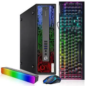 HP EliteDesk 800 G2 RGB Gaming Computer PC, Intel Core i7-6700 Quad Core up to 4.00 GHz, 32GB DDR4 RAM, 512GB SSD, AMD Radeon RX 550, RGB Keyboard & Mouse, RGB Sound bar, Wi-Fi, Windows 11 Pro HP EliteDesk 800 G2 RGB Gaming Computer PC, Intel Core i7-6700 Quad Core up to 4.00 GHz, 32GB DDR4 RAM, 512GB SSD, AMD Radeon RX 550, RGB Keyboard & Mouse, RGB Sound bar, Wi-Fi, Windows 11 Pro