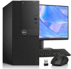 Dell 3050 Mini Tower Desktop PC, Intel Core i5-6500 Up to 3.60 GHz, 8GB DDR4 Ram, 256GB SSD, 24 Inch LED Monitor, Wireless Keyboard and Mouse, Wi-Fi Adapter, Windows 11 Pro, Home and office Computer Dell 3050 Mini Tower Desktop PC, Intel Core i5-6500 Up to 3.60 GHz, 8GB DDR4 Ram, 256GB SSD, 24 Inch LED Monitor, Wireless Keyboard and Mouse, Wi-Fi Adapter, Windows 11 Pro, Home and office Computer