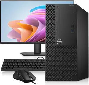 Dell 3050 Personal Tower PC, Intel Core i5-6500 Up to 3.60 GHz, 16GB DDR4 Ram, 256GB SSD, 24 Inch LED Monitor, Keyboard and Mouse, Built-in Wifi , Windows 11 Pro, Home and office Desktop (Renewed) Dell 3050 Personal Tower PC, Intel Core i5-6500 Up to 3.60 GHz, 16GB DDR4 Ram, 256GB SSD, 24 Inch LED Monitor, Keyboard and Mouse, Built-in Wifi , Windows 11 Pro, Home and office Desktop (Renewed)