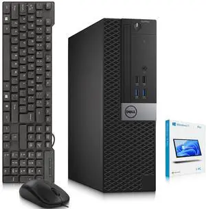 Dell OptiPlex 5040 Desktop PC, Intel Core i7-6700 Up to 4.00GHz, 8MB Cache Memory, 8GB RAM, 128GB SSD + 1TB HDD, Keyboard and Mouse, Wi-Fi Adapter, Business Computer, Windows 11 Professional (Renewed) Dell OptiPlex 5040 Desktop PC, Intel Core i7-6700 Up to 4.00GHz, 8MB Cache Memory, 8GB RAM, 128GB SSD + 1TB HDD, Keyboard and Mouse, Wi-Fi Adapter, Business Computer, Windows 11 Professional (Renewed)