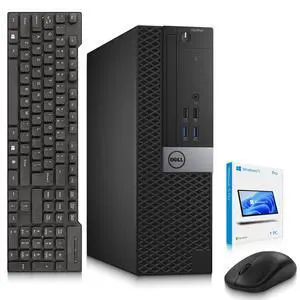 Dell OptiPlex 5040 Business Desktop PC, Intel Core i7-6700 Up to 4.00GHz, 8MB Cache Memory, 16GB RAM, 1TB SSD, Wireless Keyboard and Mouse, Built-in Wi-Fi, Windows 11 Professional (Renewed) Dell OptiPlex 5040 Business Desktop PC, Intel Core i7-6700 Up to 4.00GHz, 8MB Cache Memory, 16GB RAM, 1TB SSD, Wireless Keyboard and Mouse, Built-in Wi-Fi, Windows 11 Professional (Renewed)