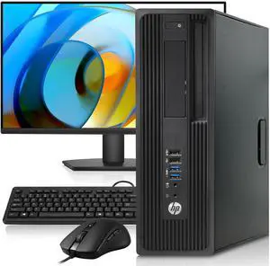 HP Z240 Desktop PC, Intel Core i5-6500 up to 3.60GHz, 16GB DDR4 RAM, 256GB SSD, 24 Inch LED Monitor, Keyboard and Mouse, Built-in Wi-Fi, Workstation Business Computer, Home and office PC (Refurbished) HP Z240 Desktop PC, Intel Core i5-6500 up to 3.60GHz, 16GB DDR4 RAM, 256GB SSD, 24 Inch LED Monitor, Keyboard and Mouse, Built-in Wi-Fi, Workstation Business Computer, Home and office PC (Refurbished)
