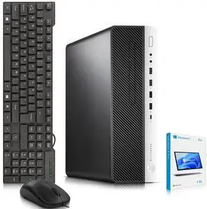 HP 800 G4 SFF Desktop PC | Intel Core i7-8700 CPU Up to 4.60 GHz | 8GB DDR4 RAM | 128GB SSD + 1TB HDD | Keyboard and Mouse | Built-in WiFi | Windows 11 Professional | Home and office PC | Renewed HP 800 G4 SFF Desktop PC | Intel Core i7-8700 CPU Up to 4.60 GHz | 8GB DDR4 RAM | 128GB SSD + 1TB HDD | Keyboard and Mouse | Built-in WiFi | Windows 11 Professional | Home and office PC | Renewed