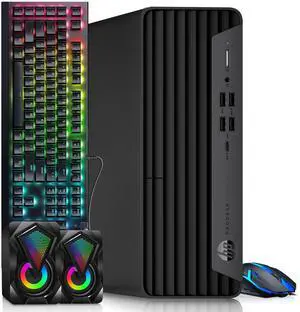 HP Prodesk 600 G6 Desktop Gaming Computer PC, Intel Core i5-10500 10 Gen, 16GB DDR4 Ram, 512GB SSD, NVIDIA GT 1030 Graphic Card, RGB Keyboard Mouse & Speakers, Wi-Fi Adapter, Windows 11 Pro ( Renewed) HP Prodesk 600 G6 Desktop Gaming Computer PC, Intel Core i5-10500 10 Gen, 16GB DDR4 Ram, 512GB SSD, NVIDIA GT 1030 Graphic Card, RGB Keyboard Mouse & Speakers, Wi-Fi Adapter, Windows 11 Pro ( Renewed)