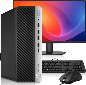 HP Prodesk 600 G3 Business Computer PC | Intel Core i5-6500 6th Gen | 8GB Ram | 128GB SSD | 24 Inch LED Monitor | Keyboard and Mouse | Built-in Wi-Fi | Home and Office Desktop | Renewed HP Prodesk 600 G3 Business Computer PC | Intel Core i5-6500 6th Gen | 8GB Ram | 128GB SSD | 24 Inch LED Monitor | Keyboard and Mouse | Built-in Wi-Fi | Home and Office Desktop | Renewed