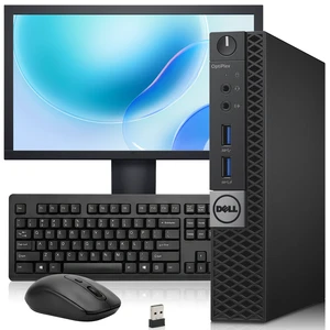 Dell Optiplex 7040 Desktop Micro PC, Intel i5-6500T upto 3.10GHz, 8GB Ram, 256GB SSD,24 Inch LED Monitor, Wireless Keyboard and Mouse, Built-in WiFi, Windows 11 Professional (Refurbished) Dell Optiplex 7040 Desktop Micro PC, Intel i5-6500T upto 3.10GHz, 8GB Ram, 256GB SSD,24 Inch LED Monitor, Wireless Keyboard and Mouse, Built-in WiFi, Windows 11 Professional (Refurbished)