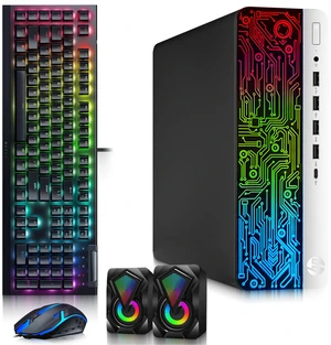 HP Prodesk G3 RGB Gaming Computer Intel Core i5 7th Gen 16GB RAM 512GB SSD AMD Radeon Rx-550 Graphics card RGB Keyboard and Mouse & RGB Speakers WiFi Adapter Windows 11 Pro HP Prodesk G3 RGB Gaming Computer Intel Core i5 7th Gen 16GB RAM 512GB SSD AMD Radeon Rx-550 Graphics card RGB Keyboard and Mouse & RGB Speakers WiFi Adapter Windows 11 Pro