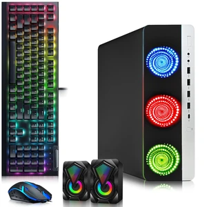HP 800 G3 RGB Gaming Computer PC, 6th Gen Intel Core i5, 16GB DDR4 RAM, 512GB SSD, AMD Radeon Rx-550 Graphics, RGB Keyboard Mouse + RGB Speakers, Wi-Fi Adapter, Gaming PC (Refurbished) HP 800 G3 RGB Gaming Computer PC, 6th Gen Intel Core i5, 16GB DDR4 RAM, 512GB SSD, AMD Radeon Rx-550 Graphics, RGB Keyboard Mouse + RGB Speakers, Wi-Fi Adapter, Gaming PC (Refurbished)