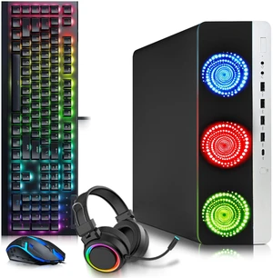 HP 800 G3 RGB Gaming PC, Intel Core i5 7th Gen upto 4.00GHz, 16GB DDR4 RAM, 1TB SSD, AMD Radeon Rx-550 Graphics, RGB Keyboard Mouse & Headphones, Wi-Fi Adapter, Gaming Desktop (Refurbished) HP 800 G3 RGB Gaming PC, Intel Core i5 7th Gen upto 4.00GHz, 16GB DDR4 RAM, 1TB SSD, AMD Radeon Rx-550 Graphics, RGB Keyboard Mouse & Headphones, Wi-Fi Adapter, Gaming Desktop (Refurbished)