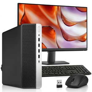 HP 600 G5 Business Desktop PC, Intel Core i5-9500 upto 4.40GHz Speed, 8GB RAM, 256GB SSD, 24 Inch LED Monitor, Wireless Keyboard and Mouse, Built-in WiFi, Windows 11 Pro (Refurbished) HP 600 G5 Business Desktop PC, Intel Core i5-9500 upto 4.40GHz Speed, 8GB RAM, 256GB SSD, 24 Inch LED Monitor, Wireless Keyboard and Mouse, Built-in WiFi, Windows 11 Pro (Refurbished)