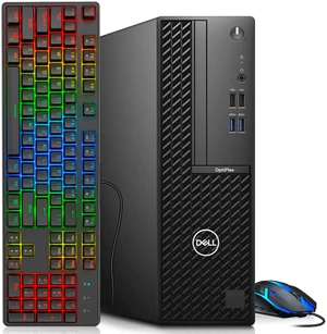 Dell OptiPlex Desktop Gaming Computer, Intel Core i5 10th Gen 3.10GHz, 16GB RAM, 256GB SSD, 1TB HDD, AMD Radeon RX-550 Graphics, RGB Keyboard & Mouse, Wi-Fi Adapter, Windows 11 Professional (Renewed) Dell OptiPlex Desktop Gaming Computer, Intel Core i5 10th Gen 3.10GHz, 16GB RAM, 256GB SSD, 1TB HDD, AMD Radeon RX-550 Graphics, RGB Keyboard & Mouse, Wi-Fi Adapter, Windows 11 Professional (Renewed)