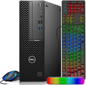 Dell OptiPlex Desktop Gaming PC, Intel Core i7-10th 2.90GHz, 32GB RAM, 1TB SSD, AMD Radeon RX-550 Graphics, RGB Keyboard & Mouse, RGB Sound bar, Wi-Fi Adapter, Windows 11 Professional (Renewed) Dell OptiPlex Desktop Gaming PC, Intel Core i7-10th 2.90GHz, 32GB RAM, 1TB SSD, AMD Radeon RX-550 Graphics, RGB Keyboard & Mouse, RGB Sound bar, Wi-Fi Adapter, Windows 11 Professional (Renewed)