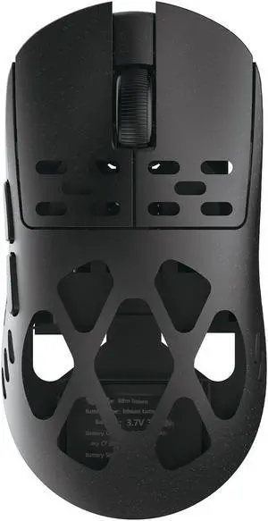 FirstBlood AM3 MAX Wireless Gaming Mouse, Lightweight Full Magnesium Alloy, 30000 DPI, PAW3950 Sensor, 5 programmable Buttons, Supports Wired/2.4GHz/BT (Black, AM3 MAX (8k Receiver))